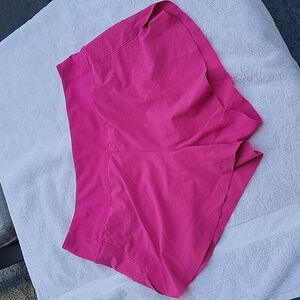 Pink Athleta Run With It Shorts 3.5"
